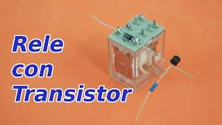 Como activar un relevador con transistor