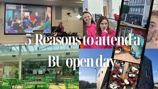 5 reasons to attend a BU open day