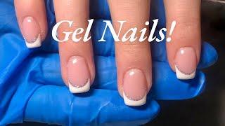 Gel Nail extensions with French Tips | Beginner friendly 