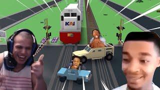 Train Vs Cars! (Roblox)