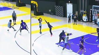 LeBron James vs Bronny James 1 on 1 In Lakers Practice During Training Camp!