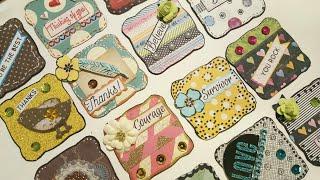 MINI EMBELLISHMENTS USING SCRAPS | PAPER CRAFTING