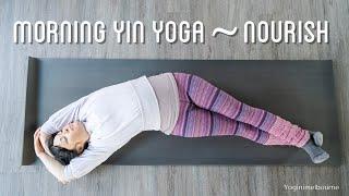 Morning Yin Yoga to nourish and connect | 45min | no props | with music