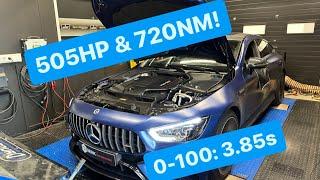 505HP & 720NM FAST Mercedes-Benz AMG GT 53 4-Door Stage 1 + CPC Tuned Acceleration | BERKPerformance