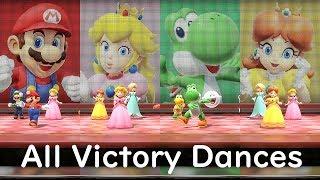 Super Mario Party All Characters Victory Dances