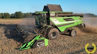 Deutz Fahr C9306 TS Mädrescher | Weizenernte | Claas Axion