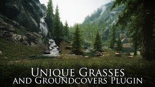 TES V - Skyrim Mods: Unique Grasses and Groundcovers Plugin