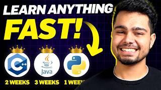 Fastest Way to Learn Coding in 2024  | Use these Principles or Regret later!