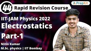 Electrostatics Problems Part-1 | RR L-44 | IIT JAM Physics 2022 | Nitin Kumar |  Prepkit