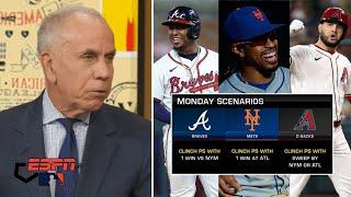 ESPN | Tim Kurkjian predicts NL Wild Card - Game 1: Braves will be 5th seed & Mets will be 6th seed