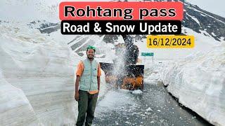 Rohtang Pass Today Road And Snow Update || Manali To Koksar || Daily vlog @badridiaries