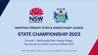 2023 NSWPSSA Primary 12 Years & Under Rugby League Championship - Day 3 Ground 1