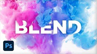 Blend Text Effect - Photoshop Tutorial - Quick & Easy