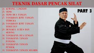 How to learn pencak silat | Basic Silat Techniques PART 3