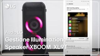 Audio LG | Modifica e Gestione Illuminazione | Speaker LG XBOOM Party XL9T