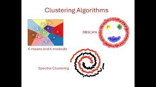 Clustering Algorithms: K-means, K-medoids, DBSCAN, and Spectral Clustering