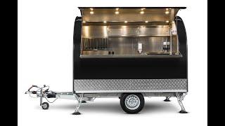 Remorque food truck Catering trailer food kiosk Remorque snack Rimorchio Street Food cucina su ruote