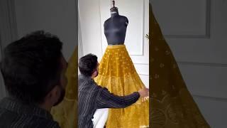 Yellow color Sequence & Mirror work Designer Lehenga choli #lehengas #wedding