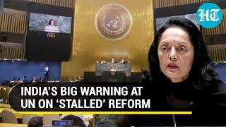 India strong pitch at UN on 'stalled' reform; Ruchira Kamboj echoes G4 | Watch