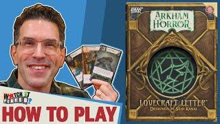 Arkham Horror: Lovecraft Letter - How To Play