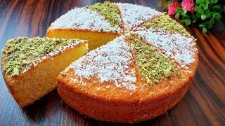 طرز تهیه کیک ساده خانگی در 5 دقیقه بدون همزن برقی برای تعطیلات/Simple cake,quick and easy recipe