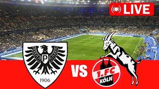 Preußen Münster - 1. FC Köln LIVE  2. Bundesliga 2024/2025