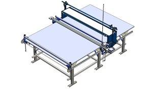 Manual fabric spreading machine UL-3