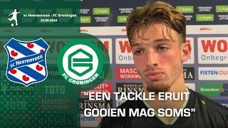 Luciano Valente scoort maar baalt van verlies FC Groningen in Heerenveen