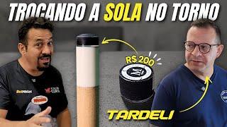 Os Segredos da troca de sola no torno com Tiago Tardeli