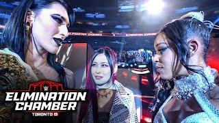 Bianca Belair gets confronted by Rhea Ripley and IYO SKY: Elimination Chamber 2025 highlights