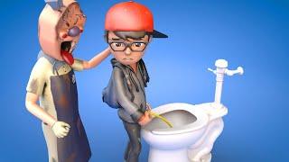 Ice Scream from the toilet VS Nick | VMAni Studio - 3D Animation