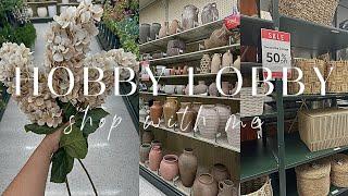 HOBBY LOBBY SHOP WITH ME || NEW FALL DECOR || MAJOR SPRING SALE