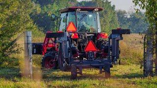 Compact Tractor Bat Wing Mower - Ironcraft 2510 Fits Anywhere!