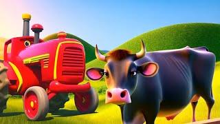 Happy Farm! - Animals, Tractors, and a Big Adventure in a Field Full of Life and Joy! Song for Kids