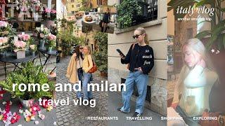 Reise-Vlog aus Rom und Mailand | Eine fantastische Reise vom Einkaufen bis zur Erkundung