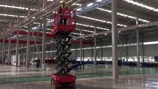 HERED Lift HS1212H Mini electric hydraulic scissor lift man lift aerial work platform