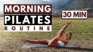 30 MIN MORNING PILATES WORKOUT ROUTINE | Full Body Workout To Start Your Day  No Equipment