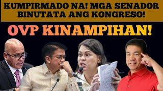 KUMPIRMADO NA! MGA SENADOR BINUTATA ANG KONGRESO! OVP KINAMPIHAN! #MAKI INTEL TV