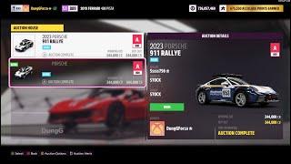 Forza Horizon 5 Auction House Sniping 2023 Porsche 911 Darka