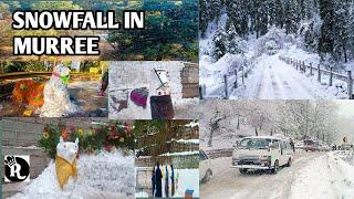 Snowfall in Murree | Express Way Latest Update| Galiyat Pakistan  Murree weather