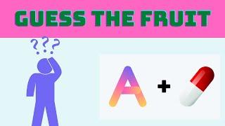 Can You Guess The FRUIT From Emoji? | Emoji Challenge | Emoji Quiz | Guess the Emoji | Emoji Puzzles