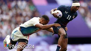 Team USA battles back to tie France in front of huge home crowd in rugby opener | Paris Olympics