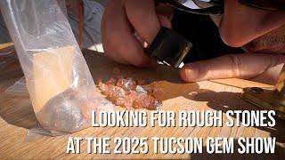 Hunting for Faceting Rough at the 2025 Tucson Gem Show