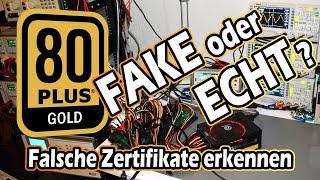 80 Plus Gold - Fake or Real? How problematic are fake certificates! (ENGL sub only)