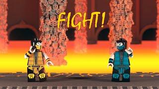 Lego Mortal Kombat. Scorpion vs Sub-Zero