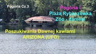 Pogoria Cz.3 Pogoria I. Plaża Rybaczówka. Dawna kawiarnia ARIZONA (UFO). Dąbrowa Górnicza. Śląskie.