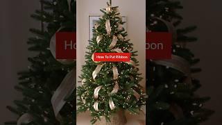 How To Decorate a Christmas Tree With Ribbon Like a Pro!