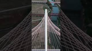 Top-down view  of this bridge looks awesome #shorts #dallas