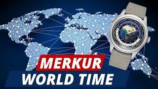 A MECHANICAL WORLD TIME WATCH FOR UNDER $150?!?! | MERKUR WATCHES