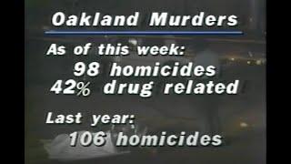 Oakland's drug wars 1987 News Clip